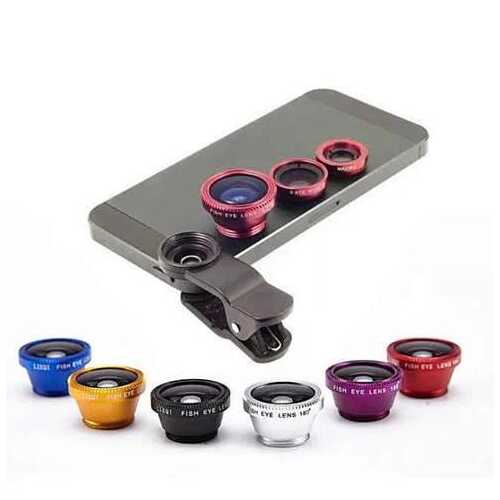 Clip and Snap Clear Image Lens for your Smartphone - Color: Blue