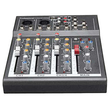 Load image into Gallery viewer, 4 Channel Professional Live Mixing Studio Audio Sound USB KTV Karaoke Mixer Console
