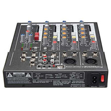 Load image into Gallery viewer, 4 Channel Professional Live Mixing Studio Audio Sound USB KTV Karaoke Mixer Console
