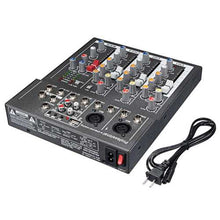 Load image into Gallery viewer, 4 Channel Professional Live Mixing Studio Audio Sound USB KTV Karaoke Mixer Console
