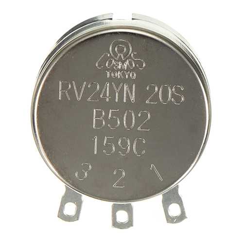 RV24YN20S B502 5K Single Ring Carbon Film Potentiometer 2W 20000rpm