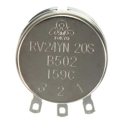 RV24YN20S B502 5K Single Ring Carbon Film Potentiometer 2W 20000rpm