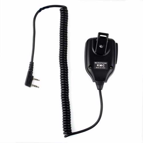 Retevis 2Pin PTT Speaker Microphone Walkie Talkie Mic Accessories For Baofeng BF-888S RT5R H777 For Kenwood Radio C9001