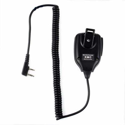 Retevis 2Pin PTT Speaker Microphone Walkie Talkie Mic Accessories For Baofeng BF-888S RT5R H777 For Kenwood Radio C9001