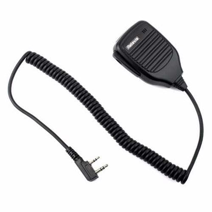 Retevis 2Pin PTT Speaker Microphone Walkie Talkie Mic Accessories For Baofeng BF-888S RT5R H777 For Kenwood Radio C9001