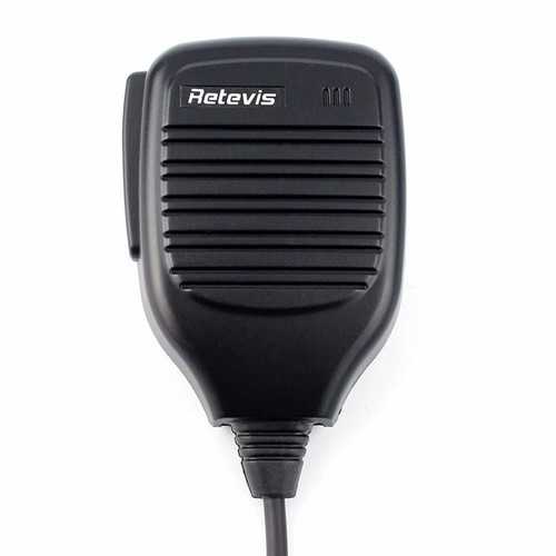 Retevis 2Pin PTT Speaker Microphone Walkie Talkie Mic Accessories For Baofeng BF-888S RT5R H777 For Kenwood Radio C9001