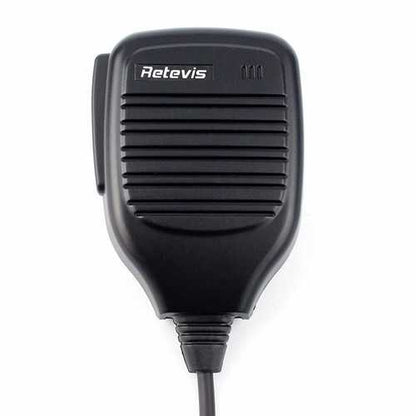 Retevis 2Pin PTT Speaker Microphone Walkie Talkie Mic Accessories For Baofeng BF-888S RT5R H777 For Kenwood Radio C9001