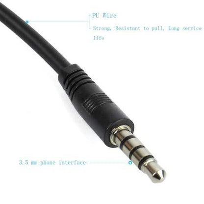 Retevis R-151 1Pin 3.5mm PTT Throat Mic Earpiece Covert Air Tube Headset With Slow rebound Earbud for Mobile Phone C9038A