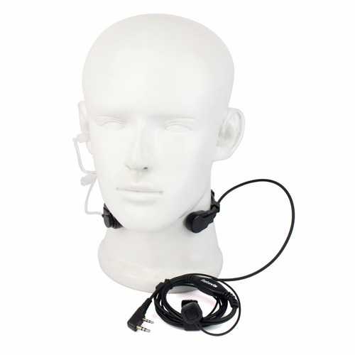 Retevis 2 Pin Throat Walkie Talkie Accessories Headset For Baofeng UV 5R Retevis H777 RT5R For Kenwood For TYT Two Way Radio C9026A