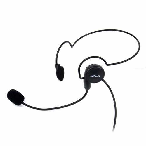 Retevis 2 Pin Earpiece H-777 RT-5R Mic Finger PTT Headset for Kenwood BAOFENG UV-5R BF-888s Ham Radio Hf Transceiver C9029A