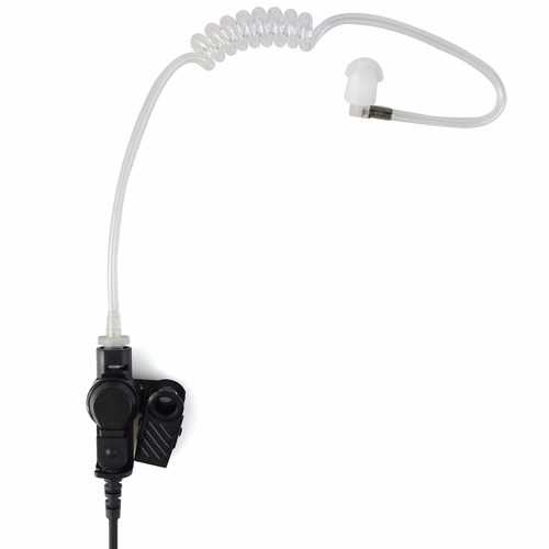 Retevis R-1M21 Two Wire PTT Acoustic Tube Earpiece for Motorola XPR6000 XPR6550 DP4800 DP4801 P8268 Walkie Talkie C9048A