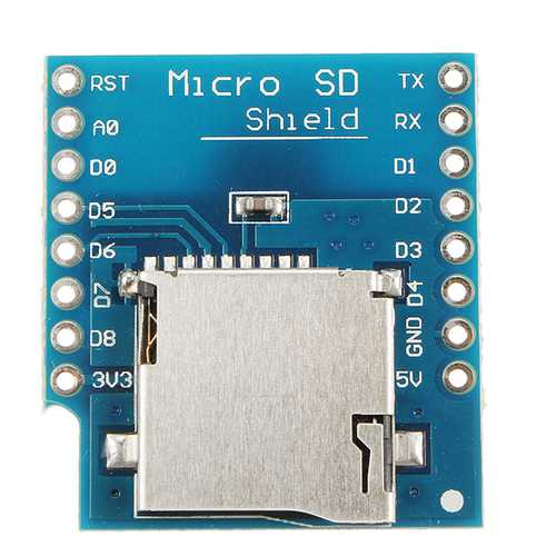 5Pcs Micro SD Card Shield For D1 Mini TF WiFi ESP8266 Compatible SD Wireless Module