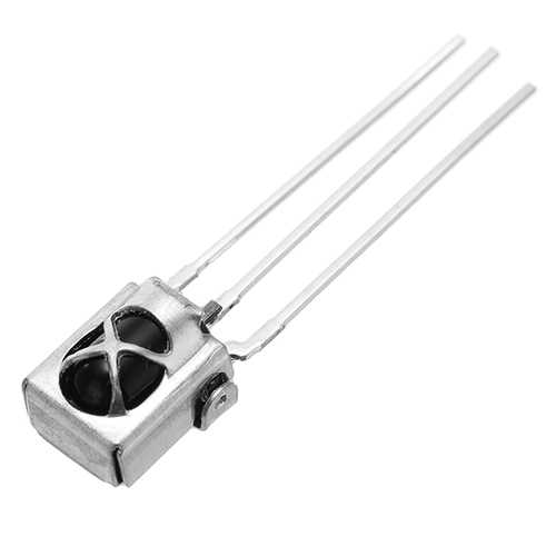 20pcs Universal IR Infrared Receiver Head With Iron Shell TL1838 VS1838B 1838 38Khz