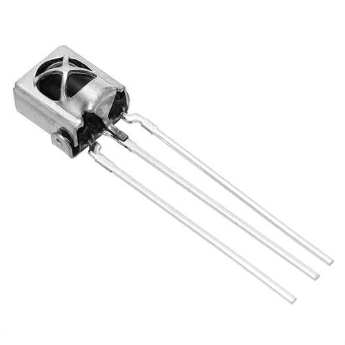 20pcs Universal IR Infrared Receiver Head With Iron Shell TL1838 VS1838B 1838 38Khz
