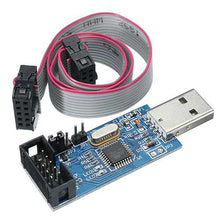 将图片加载到图库查看器，5pcs 3.3V / 5V USBASP USBISP AVR Programmer Downloader USB ISP ASP ATMEGA8 ATMEGA128 Support Win7 64K Over-Current Protection Function With Download Cable

