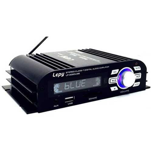 Lepy LP-2020 Stereo Mini Class T Amplifier bluetooth Digital Audio HiFi Power Amp