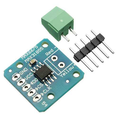 5Pcs MAX31855 MAX6675 SPI K Thermocouple Temperature Sensor Module Board Geekcreit for Arduino - products that work with official Arduino boards