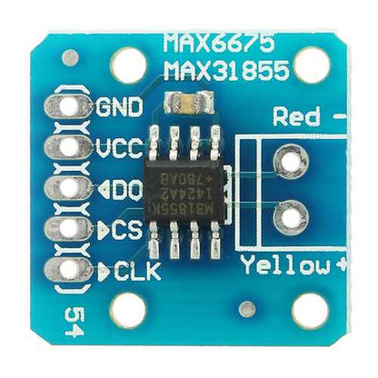 5Pcs MAX31855 MAX6675 SPI K Thermocouple Temperature Sensor Module Board Geekcreit for Arduino - products that work with official Arduino boards