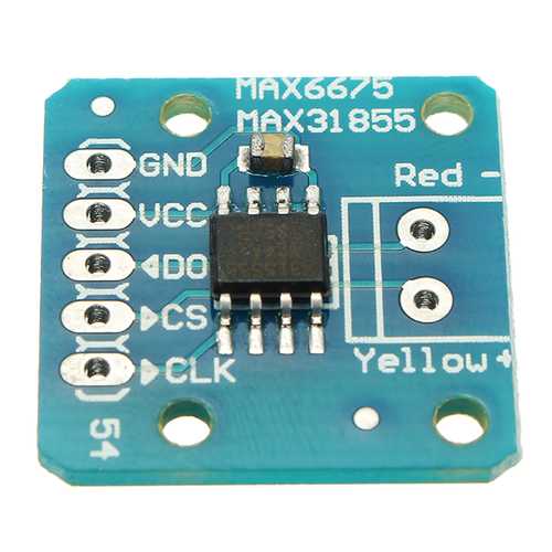 5Pcs MAX31855 MAX6675 SPI K Thermocouple Temperature Sensor Module Board Geekcreit for Arduino - products that work with official Arduino boards