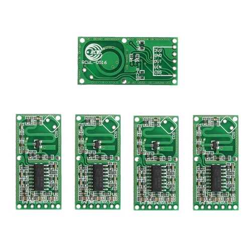25pcs RCWL-0516 4-28V 3mA Microwave Radar Sensor Human Body Induction Switch Module Prober