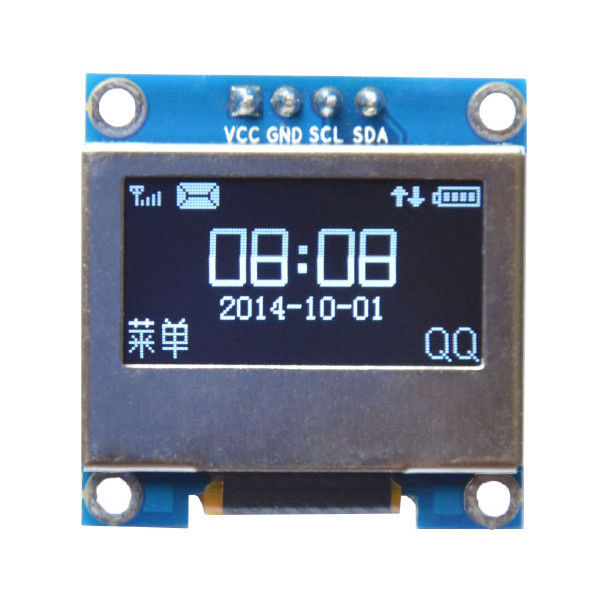 0.96 Inch 4Pin White LED IIC I2C OLED Display With Screen Protection Cover Geekcreit for Arduino - products that work with official Arduino boards