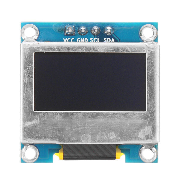 0.96 Inch 4Pin White LED IIC I2C OLED Display With Screen Protection Cover Geekcreit for Arduino - products that work with official Arduino boards