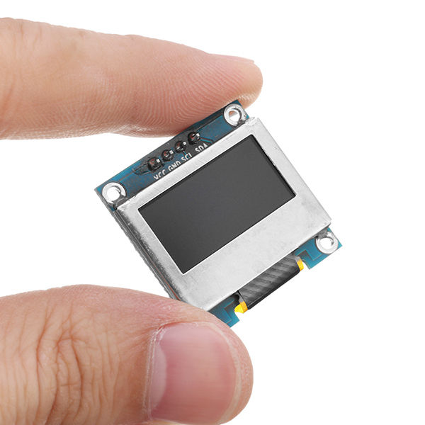 0.96 Inch 4Pin White LED IIC I2C OLED Display With Screen Protection Cover Geekcreit for Arduino - products that work with official Arduino boards