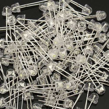 将图片加载到图库查看器，500pcs F5 5mm White Bright Diode Straw Hat Super Light LED Assortment Kit

