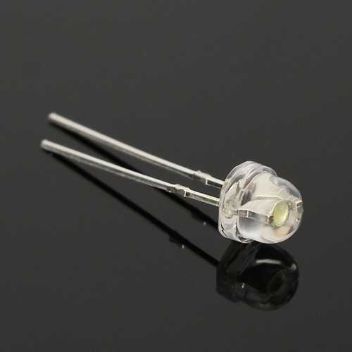 500pcs F5 5mm White Bright Diode Straw Hat Super Light LED Assortment Kit
