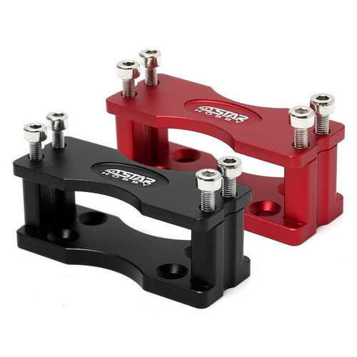 Black/Red CNC Aluminium Alloy Steering Gear Bracket