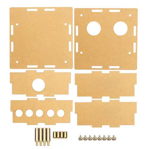 Transparent Acrylic Housing Shell For 6J1 Tube Preamplifier Amplifier Module Case