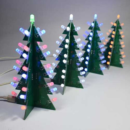 Geekcreit? DIY Star Effect 3D LED Decorative Christmas Tree Kit