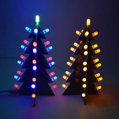 Geekcreit? DIY Star Effect 3D LED Decorative Christmas Tree Kit