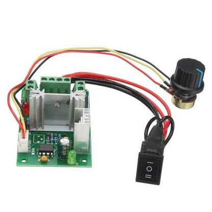 3pcs DC 6-30V 200W PWM Motor Speed Controller Regulator Reversible Control Forward/Reverse Switch Reverse Polarity Protection High Current Protection High Efficiency High Torque Low Heat Generating