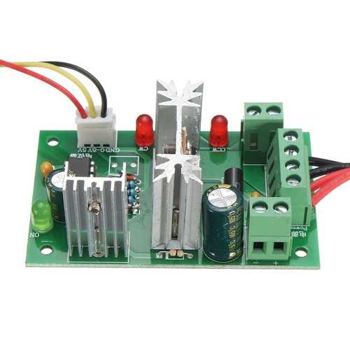 3pcs DC 6-30V 200W PWM Motor Speed Controller Regulator Reversible Control Forward/Reverse Switch Reverse Polarity Protection High Current Protection High Efficiency High Torque Low Heat Generating
