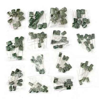 700pcs 14 Value ?10% 630V Polyester Fixed Capacitor Assorted Kit 2J102J-2J683J 50pcs Each Value