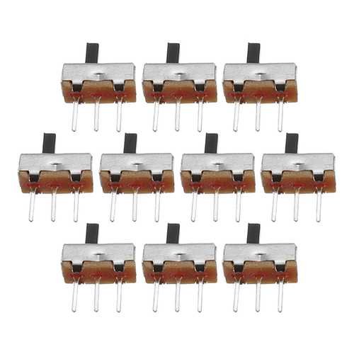 500pcs SS12d00G4 2 Gear 3 Pin Toggle Switch Slide Switch Interruptor On-Off Horizontal Handle Type Handle Length 4mm