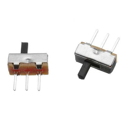 500pcs SS12d00G4 2 Gear 3 Pin Toggle Switch Slide Switch Interruptor On-Off Horizontal Handle Type Handle Length 4mm