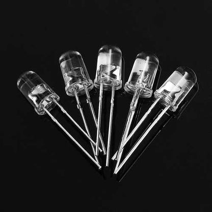 300Pcs 5mm 2.5-3.2V RGB Bright Colorful Flash LED F5 Light Emitting Diode For Christmas Tree Kit