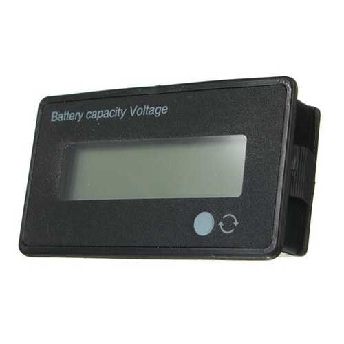 3Pcs 12V/24V/36V/48V 8-70V LCD Acid Lead Lithium Battery Capacity Indicator Digital Voltmeter