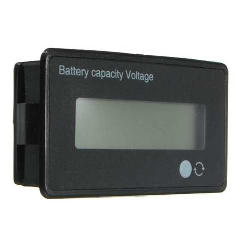 3Pcs 12V/24V/36V/48V 8-70V LCD Acid Lead Lithium Battery Capacity Indicator Digital Voltmeter