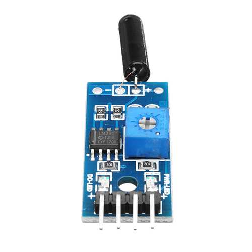 5pcs 3.3-5V 3-Wire Vibration Sensor Module Vibration Switch Alarm Module Geekcreit for Arduino - products that work with official Arduino boards