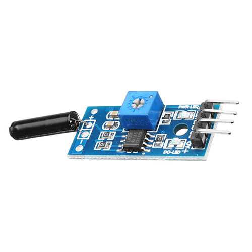 5pcs 3.3-5V 3-Wire Vibration Sensor Module Vibration Switch Alarm Module Geekcreit for Arduino - products that work with official Arduino boards