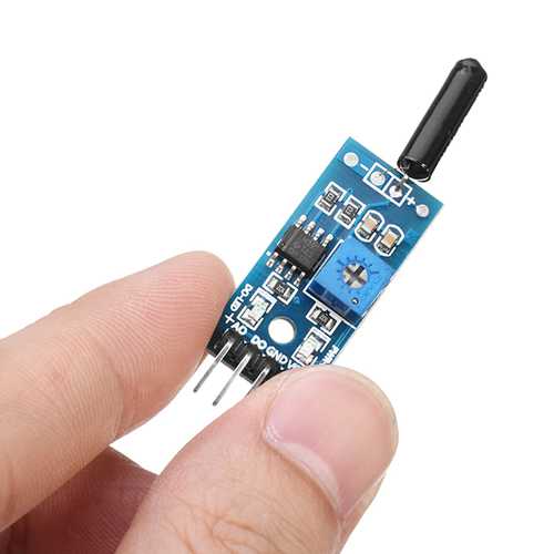 5pcs 3.3-5V 3-Wire Vibration Sensor Module Vibration Switch Alarm Module Geekcreit for Arduino - products that work with official Arduino boards