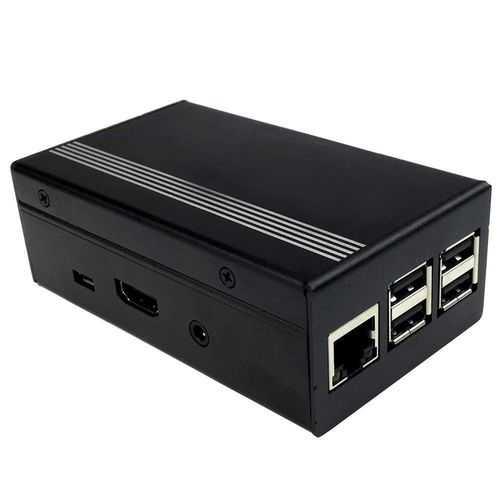 New Aluminum Case With Cooling Fan For Raspberry Pi 3/2/B+