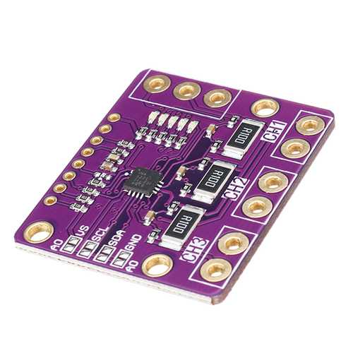 3Pcs CJMCU-3221 INA3221 Triple-way Low Side / High Side I2C Output Current Power Monitor Module