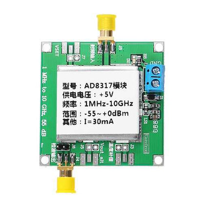 DC5V AD8317 Module RF Power Meter Logarithmic Detector Power Controller Signal Amplifier Fm HF VHF