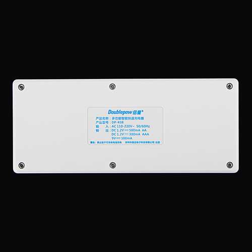 Doublepow K08 Multi Function AA AAA 9V NI-MH NiCd Rechargeable Battery Charger