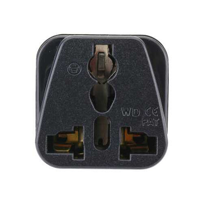 Universal AC Power Type D 3 Pin Round Plug Travel Adapter Convert