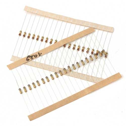 6000pcs 100 Value 1/4W Carbon Film Resistor KIT0155 Assortment Box Kit 60pcs Each Value